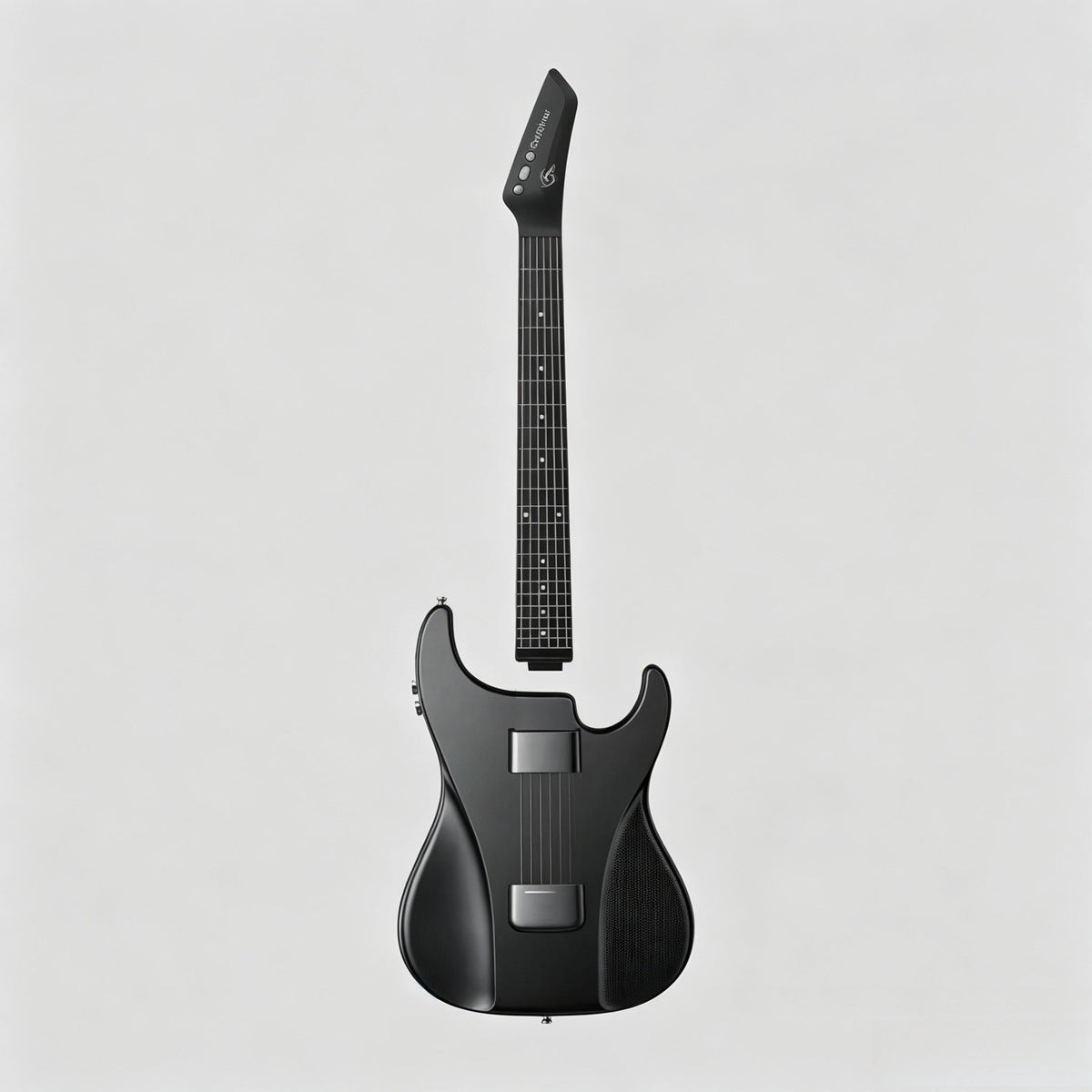 ⏰Limited-Time Sale⚡✨🎸Silent No-Sore-Finger Smart Travel Guitar Black & White for Beginners & Band✨