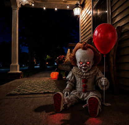 Possessed Walking Doll | Wireless Remote Creepy Horror Prop for Halloween Haunted House Escape Room Jump Scare Decor