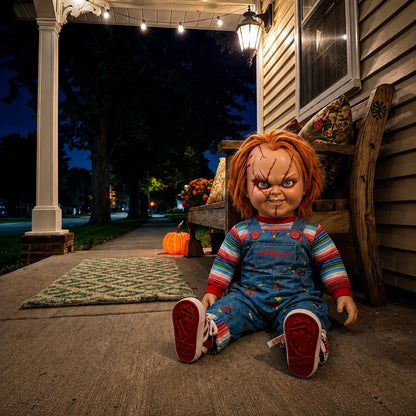 Possessed Walking Doll | Wireless Remote Creepy Horror Prop for Halloween Haunted House Escape Room Jump Scare Decor