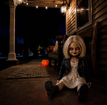 Possessed Walking Doll | Wireless Remote Creepy Horror Prop for Halloween Haunted House Escape Room Jump Scare Decor